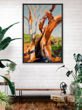 Just Passing By-  Palette Knife Textured Painting
