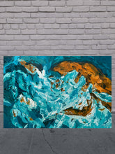 Challenger Deep- Palette Knife Textured Painting