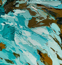 Challenger Deep- Palette Knife Textured Painting