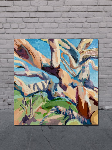 Sense of Belonging -   Palette Knife Textured Painting